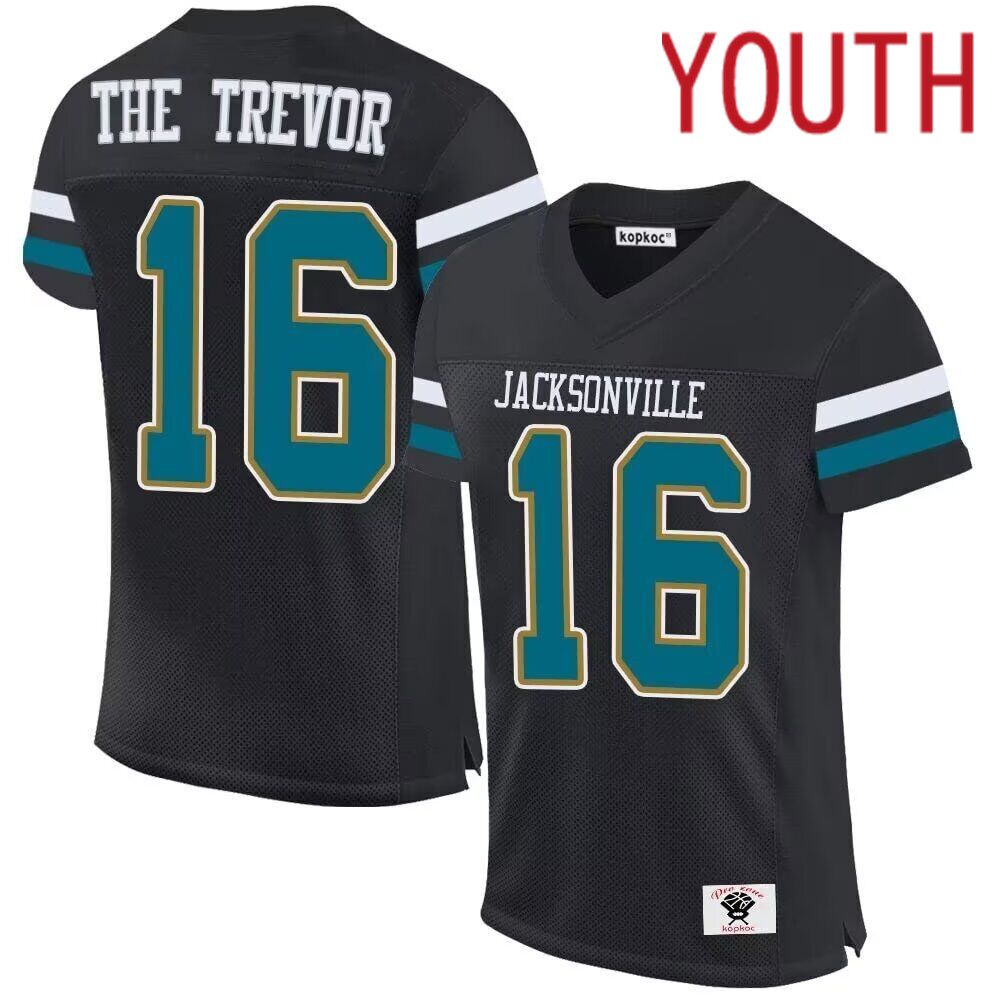 Youth Jacksonville Jaguars #16 The Trevor black 2024 Nike Limited NFL throwback Jersey ->youth nfl jersey->Youth Jersey